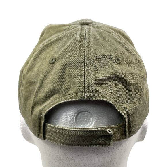 Battleship BB-60 USS ALABAMA green strapback hat cap NAVY military USA - Picture 4 of 10